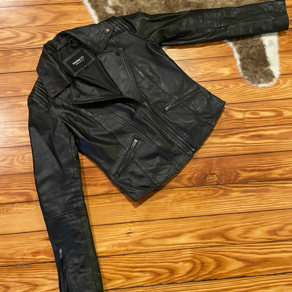 Barney’s Originals Womens Leather Jacket
